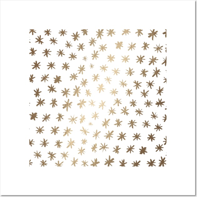 Golden stars Wall Art by wackapacka